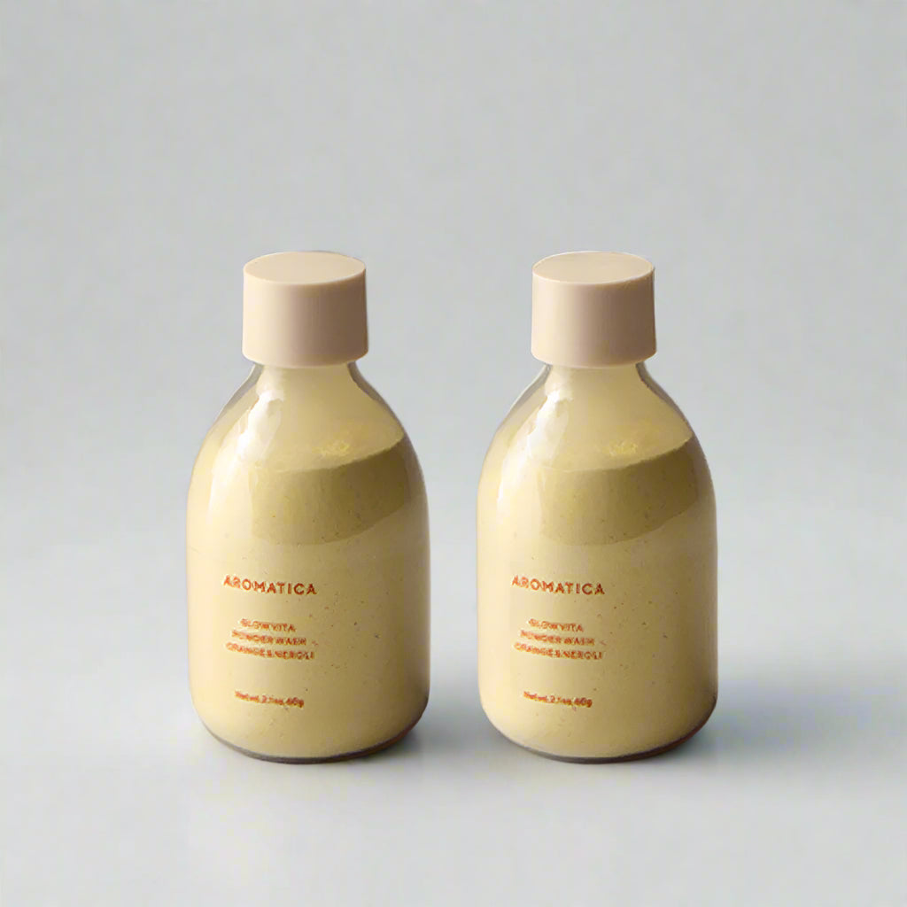 AROMATICA Glow Vita Powder Wash Cleanser Orange & Neroli 60g x 2ea