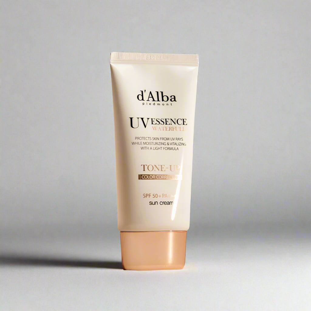 [1+1] d'Alba Vegan Waterfull Pink Tone-Up Sun Cream 50ml X 2